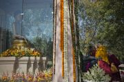 Статуя Будды Шакьямуни неподалеку от места проведения учений Его Святейшества Далай-ламы в парке «Будда Джаянти». Нью-Дели, Индия. 9 марта 2013 г. Фото: Тензин Чойджор (офис ЕСДЛ).