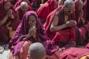 Заключительный день учений Его Святейшества Далай-ламы в Падуме. Посвящение Авалокитешвары. Занскар, штат Джамму и Кашмир, Индия. Фото: Тензин Чойджор (офис ЕСДЛ)