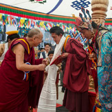 Далай-лама посетил открытие 20-го ежегодного фестиваля тибетской оперы в Дхарамсале