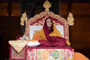 Его Святейшество Далай-лама дарует учения в Парке Будды. Бомдила, штат Аруначал-Прадеш, Индия. 5 апреля 2017 г. Фото: Тензин Чойджор (офис ЕСДЛ)